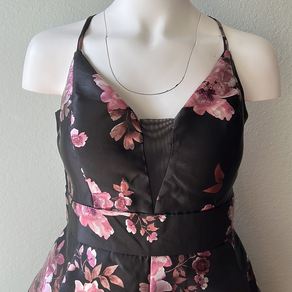 Speechless Junior Dress Black Multi Prom Dress size 15 New - Picture 1 of 12